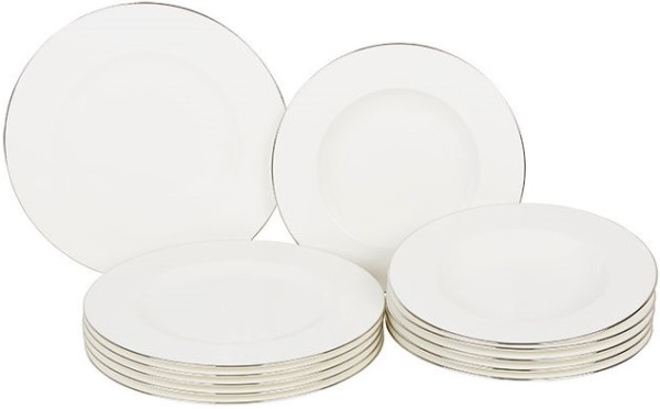 Villeroy & Boch Anmut Platinum No.1 Tafel-Set für 6 Personen / 12 Teile