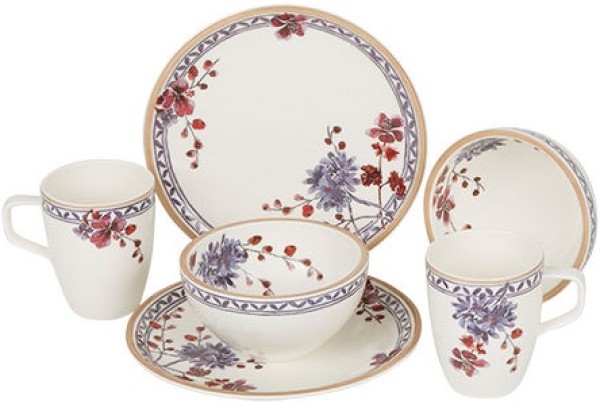 Villeroy & Boch Artesano Provençal Lavendel Frühstücks-Set für 2 Personen / 6 Teile A U S L A U F !