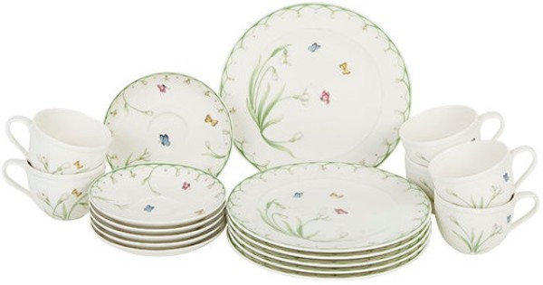 Villeroy & Boch Colourful Spring Kaffee-Set für 6 Personen / 18 Teile