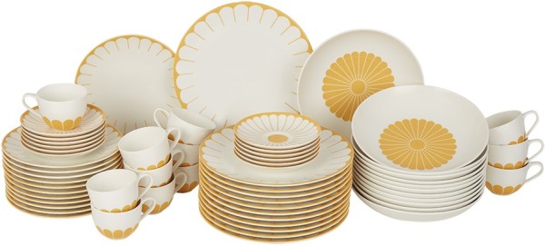 Villeroy & Boch Fleur Soleil Basic-Set für 12 Personen / 60 Teile