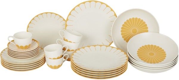 Villeroy & Boch Fleur Soleil Basic-Set für 6 Personen / 30 Teile