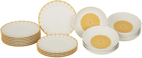 Villeroy & Boch Fleur Soleil Tafel-Set für 12 Personen / 24 Teile