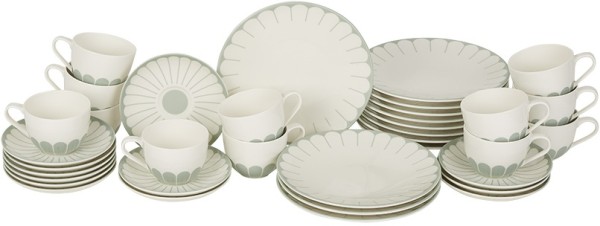 Villeroy & Boch Fleur Vert Kaffee-Set für 12 Personen / 36 Teile