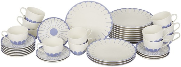Villeroy & Boch Fleur Bleu Kaffee-Set für 12 Personen / 36 Teile