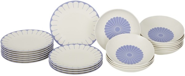 Villeroy & Boch Fleur Bleu Tafel-Set für 12 Personen / 24 Teile