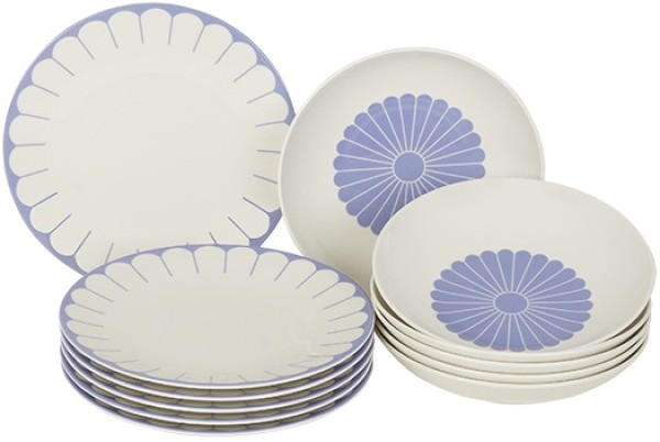Villeroy & Boch Fleur Bleu Tafel-Set für 6 Personen / 12 Teile