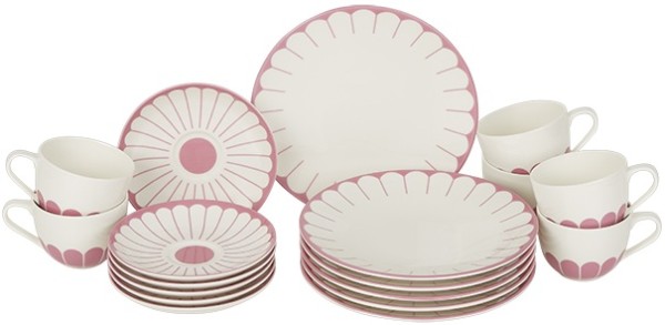 Villeroy & Boch Fleur Cassis Kaffee-Set für 6 Personen / 18 Teile