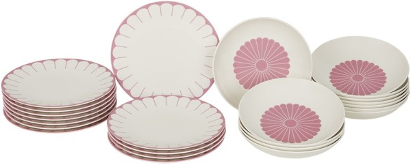 Villeroy & Boch Fleur Cassis Tafel-Set für 12 Personen / 24 Teile