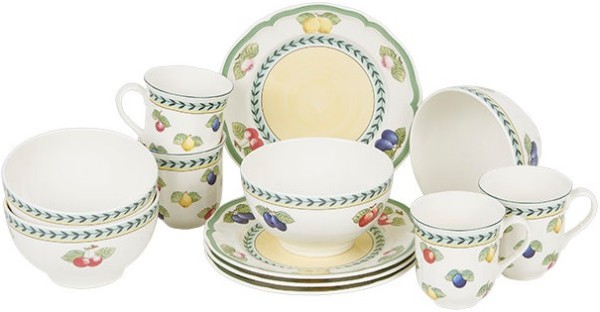Villeroy & Boch French Garden Fleurence Frühstücks-Set für 4 Personen / 12 Teile