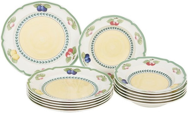 Villeroy & Boch French Garden Fleurence Tafel-Set für 6 Personen / 12 Teile