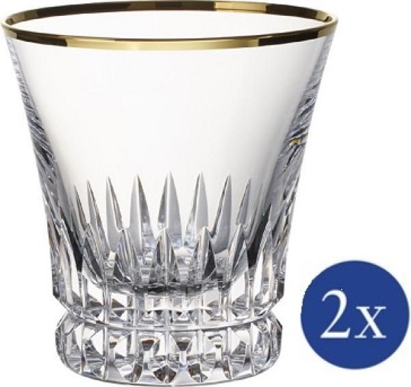 Villeroy & Boch Grand Royal Gold Wasserglas / Saftglas / Cocktailglas Set 2tlg.