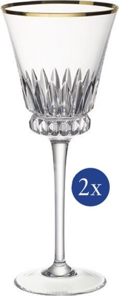 Villeroy & Boch Grand Royal Gold Weißweinkelch Set 2tlg.