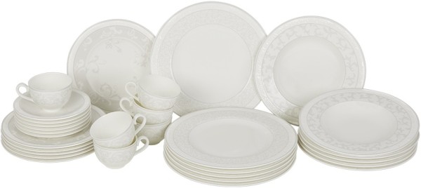 Villeroy & Boch Gray Pearl Basic-Set für 6 Personen / 30 Teile