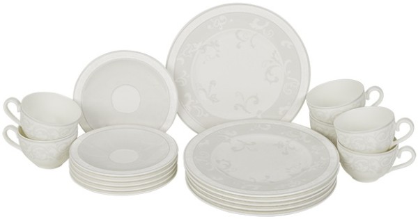 Villeroy & Boch Gray Pearl Kaffee-Set für 6 Personen / 18 Teile