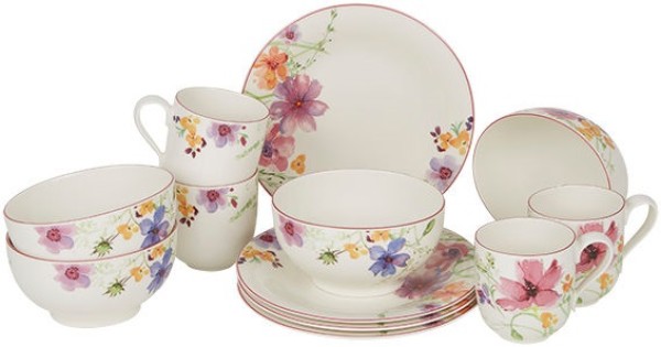 Villeroy & Boch Mariefleur Basic Frühstücks-Set für 4 Personen / 12 Teile
