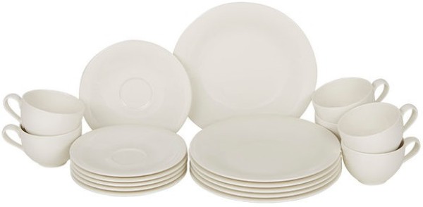 Villeroy & Boch New Cottage Basic Kaffee-Set für 6 Personen / 18 Teile