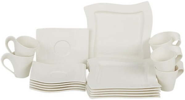 Villeroy & Boch NewWave Kaffee-Set für 6 Personen / 18 Teile