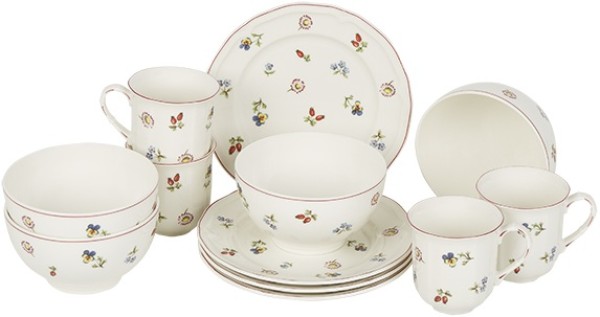 Villeroy & Boch Petite Fleur Frühstücks-Set für 4 Personen / 12 Teile