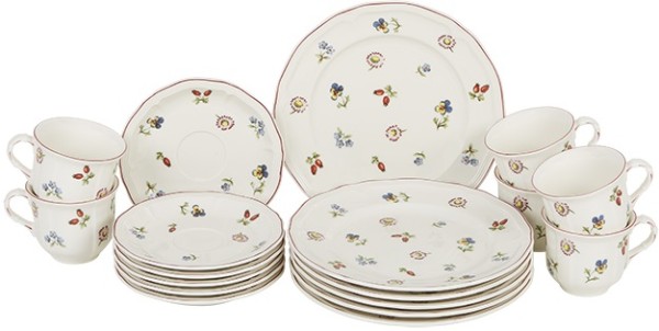 Villeroy & Boch Petite Fleur Kaffee-Set für 6 Personen / 18 Teile