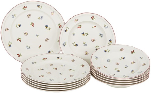Villeroy & Boch Petite Fleur Tafel-Set für 6 Personen / 12 Teile