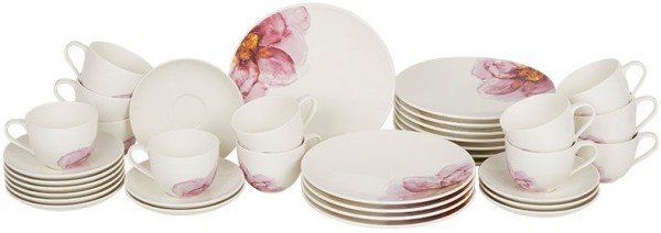 Villeroy & Boch Rose Garden Kaffee-Set für 12 Personen / 36 Teile A U S L A U F !