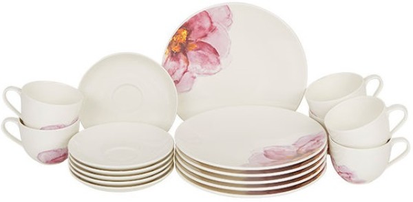 Villeroy & Boch Rose Garden Kaffee-Set für 6 Personen / 18 Teile A U S L A U F !