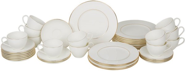 Villeroy & Boch Signature Anmut Gold Kaffee-Set für 12 Personen / 36 Teile