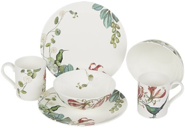 Villeroy & Boch Signature Avarua Frühstücks-Set für 2 Personen / 6 Teile