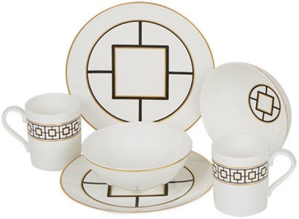 Villeroy & Boch Signature MetroChic Frühstücks-Set für 2 Personen / 6 Teile