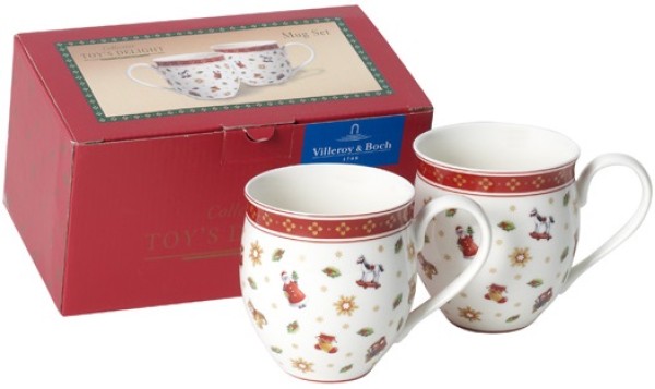 Villeroy & Boch Toy's Delight Becher mit Henkel Streumotiv Set 2tlg.