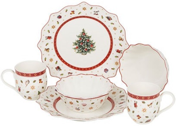 Villeroy & Boch Toy's Delight Frühstück-Set für 2 Personen / 6 Teile