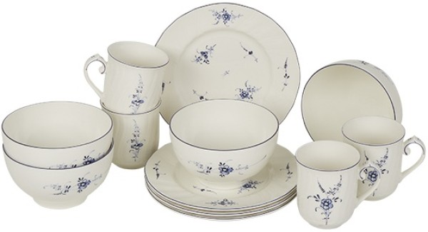 Villeroy & Boch Vieux Luxembourg Frühstücks-Set für 4 Personen / 12 Teile