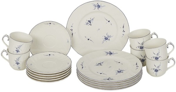 Villeroy & Boch Vieux Luxembourg Kaffee-Set für 6 Personen / 18 Teile