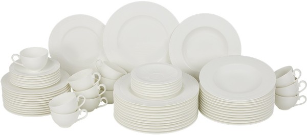 Villeroy & Boch White Pearl Basic-Set für 12 Personen / 60 Teile