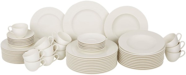 vivo - Villeroy & Boch Group Basic White Basic-Set für 12 Personen / 60 Teile
