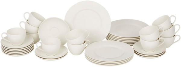 vivo - Villeroy & Boch Group Basic White Kaffee-Set für 12 Personen / 36 Teile