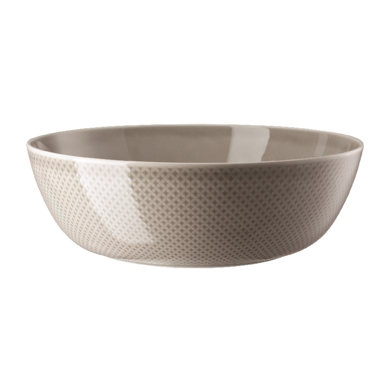 Rosenthal Junto Pearl Grey - Porzellan Schüssel 33 cm / 5,50 L