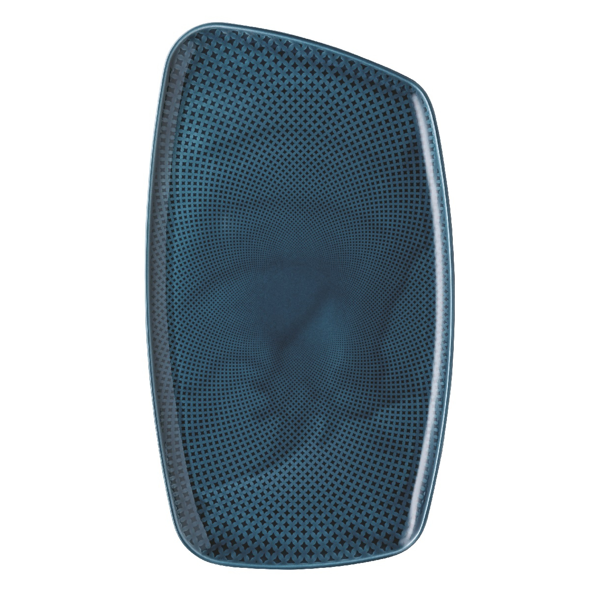 Rosenthal Junto Ocean Blue - Porzellan Platte 36x21 cm