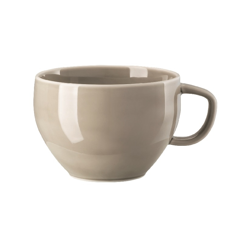 Rosenthal Junto Pearl Grey - Porzellan Cafe au Lait Obertasse 0,40 L