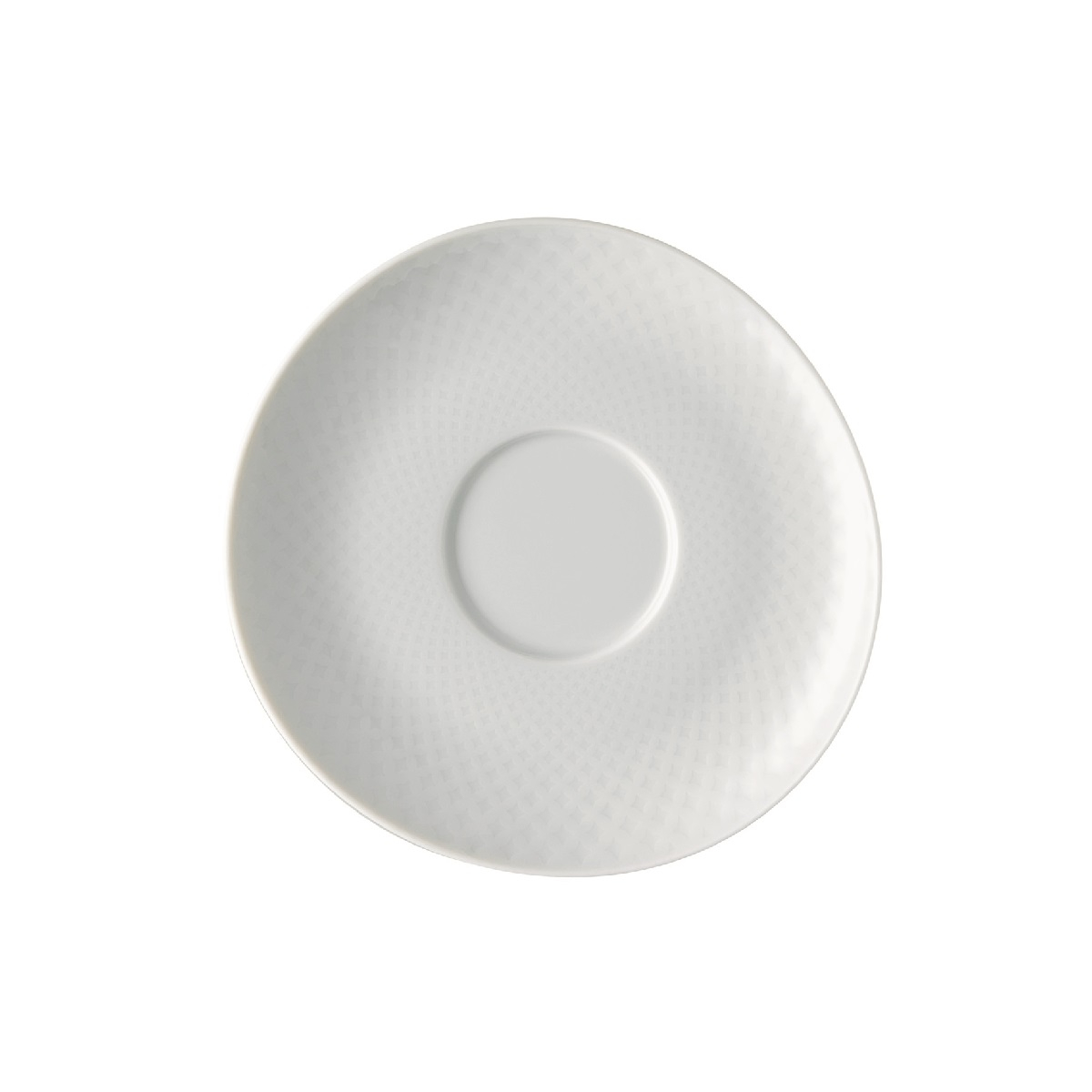 Rosenthal Junto Weiß - Porzellan Cafe au Lait Untertasse 18 cm