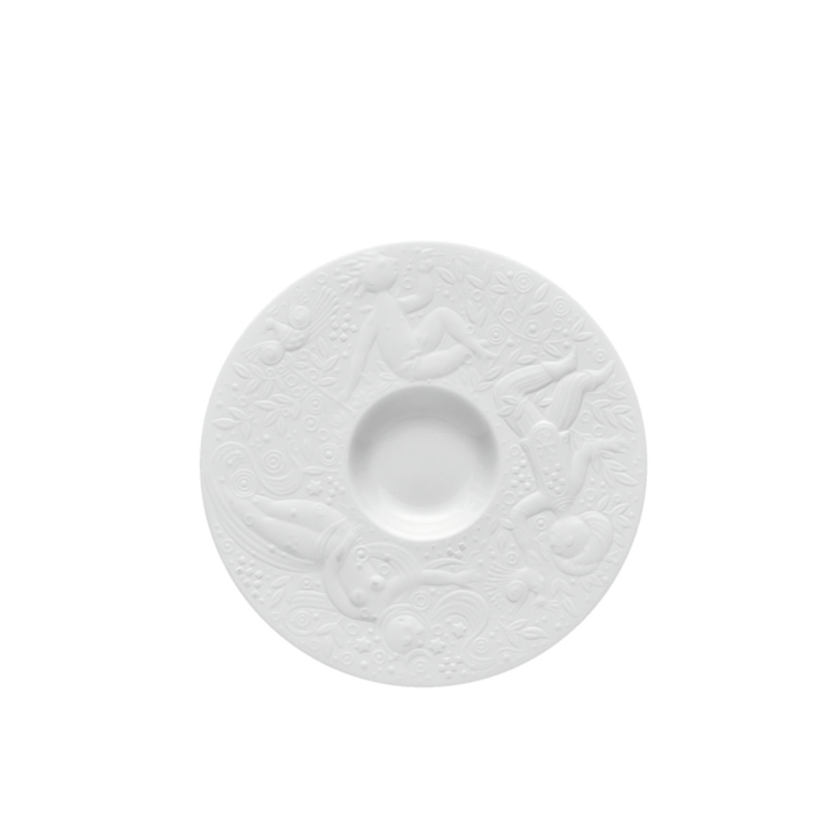 Rosenthal studio-line Zauberflöte Weiß Espresso Untertasse 12 cm