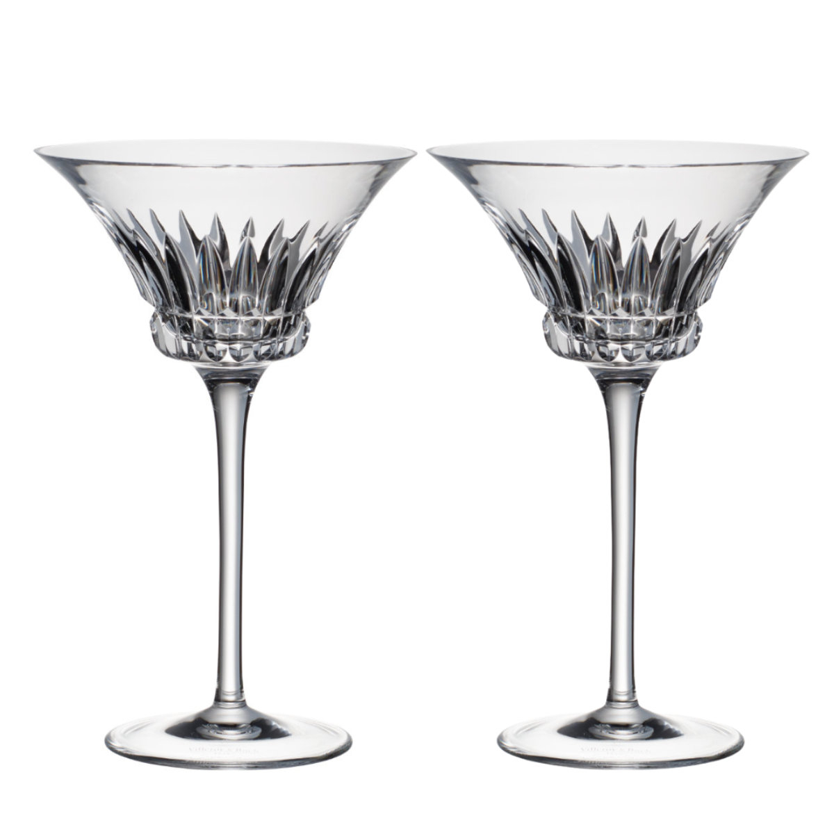 Villeroy & Boch Gläser Grand Royal - Kristallglas Sektschale Glas Set 2-tlg. 0,23 L