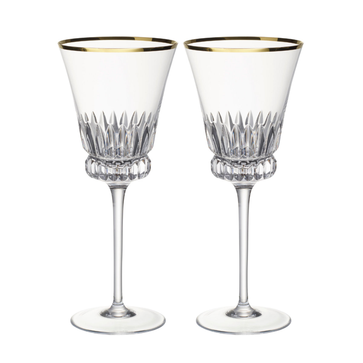 Villeroy & Boch Gläser Grand Royal Gold - Kristallglas Rotweinkelch Set 2-tlg. 0,20 L