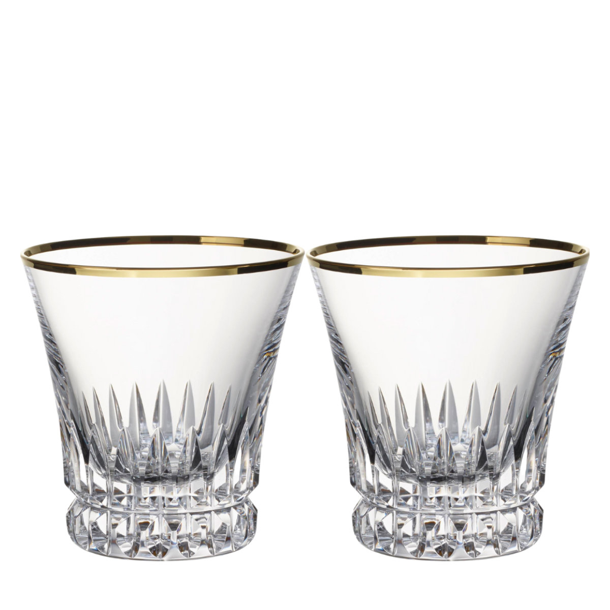 Villeroy & Boch Gläser Grand Royal Gold - Kristallglas Wasserglas Set 2-tlg. 0,20 L
