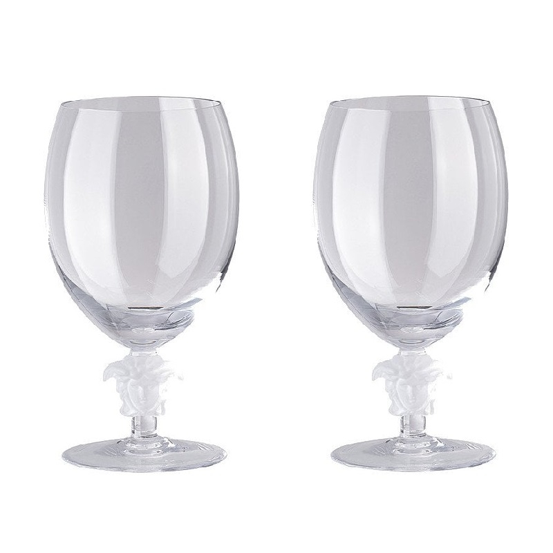Rosenthal Versace Medusa Lumiere Rotwein Glas h: 162 mm / 476 ml Set 2-tlg.