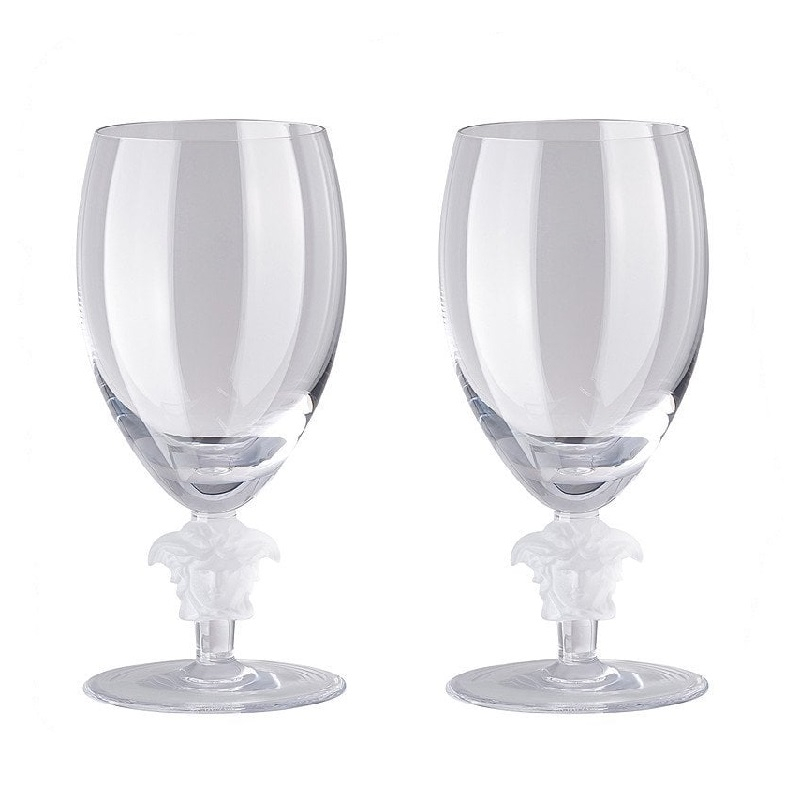 Rosenthal Versace Medusa Lumiere Weißwein Glas h: 156 mm / 333 ml