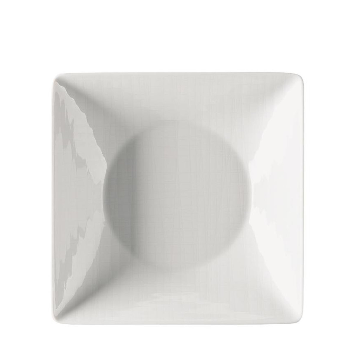 Rosenthal Mesh Weiß Teller quadratisch tief 20 cm
