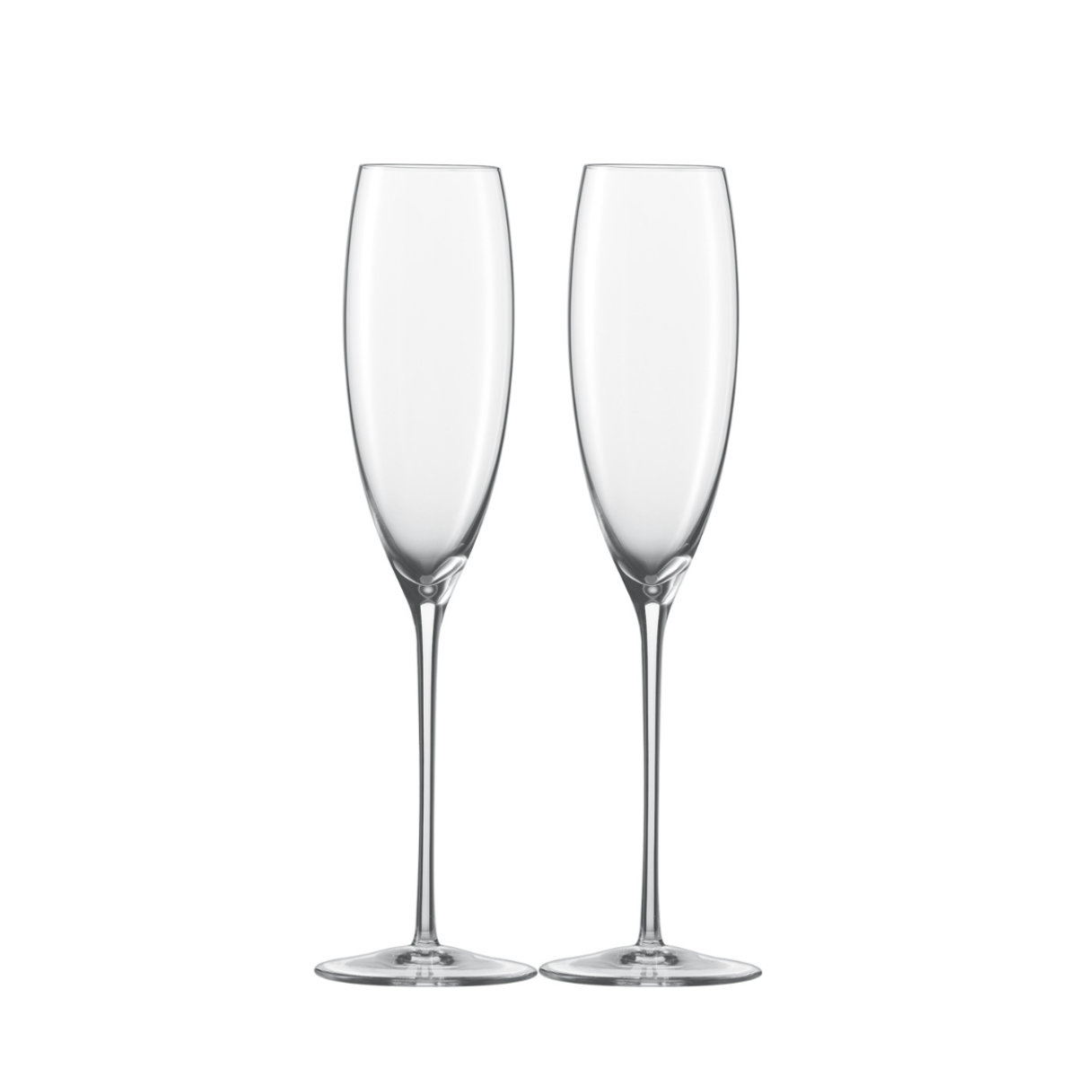 Zwiesel Glas Enoteca Sekt Glas mit Moussierpunkt Set 2-tlg. 0,21 L