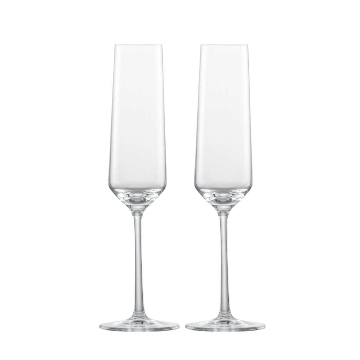 Zwiesel Glas Pure Sekt Glas mit Moussierpunkt  Set 2-tlg. 0,2 L
