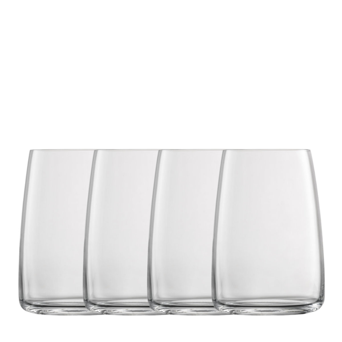 Zwiesel Glas Vivid Senses Universalbecher Glas Set 4-tlg. 0,5 L